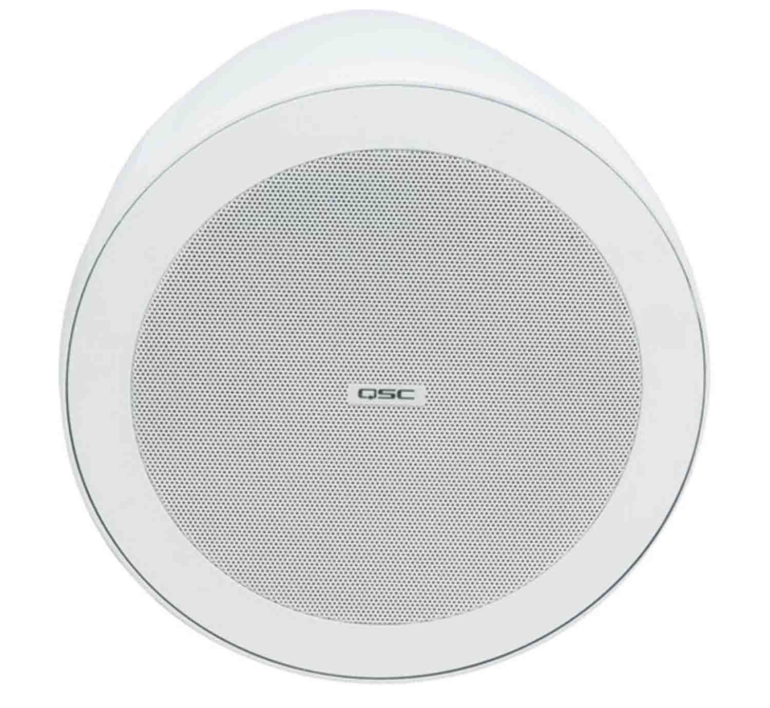 B-Stock: QSC AD-P6T-WH 6.5" 2-Way 60W Pendant Mount Loudspeaker - White - Hollywood DJ