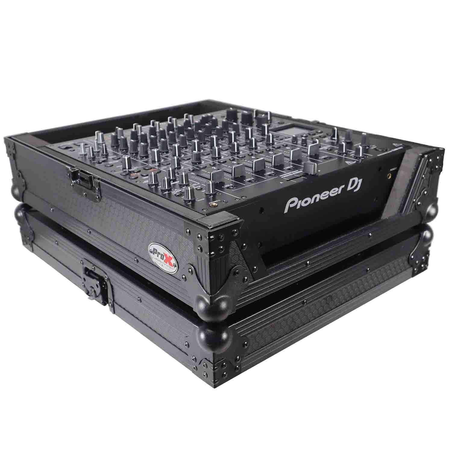 ProX XS-DJMV10BL ATA Style Case For Pioneer DJM-V10 6 Channel DJ Mixer - Black on Black - Hollywood DJ