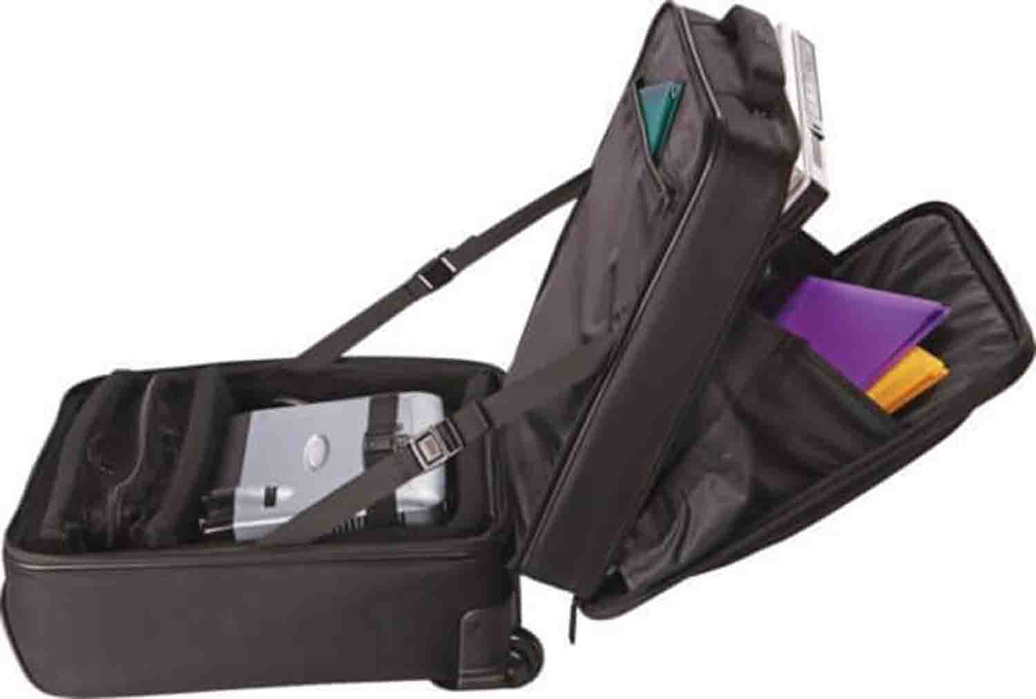 Gator Cases GAV-LTOFFICE-W Laptop and Projector Bag with Wheels and Pull Handle - Hollywood DJ