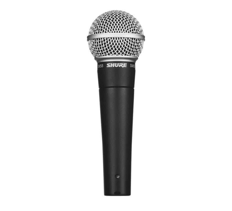 Shure SM58-CN Dynamic Cardioid Microphone with Cable and 3-pin XLR Connector - Dark Grey - Hollywood DJ