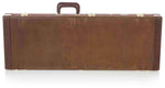 Gator Cases GW-ELECT-VIN Deluxe Wood Case for Electric Guitars  - Vintage Brown - Hollywood DJ