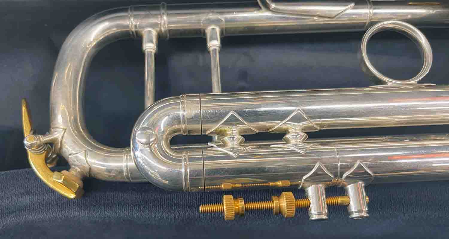 Bach 180S37A Stradivarius Bb Trumpet with Anniversary Engraving - Silver Plated/Gold Trim - Hollywood DJ