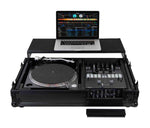 Odyssey FZGS1BM10WBL Black 10″ Format DJ Mixer and Turntable Coffin Flight Case with Glide Platform - Hollywood DJ