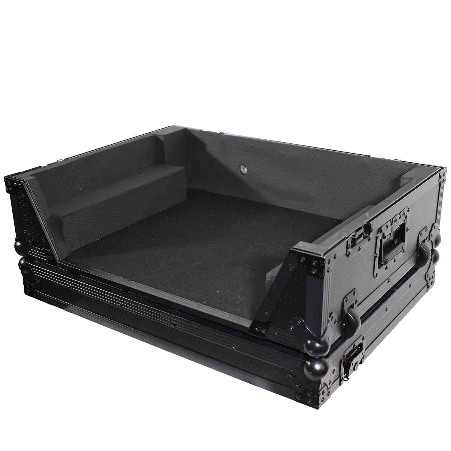 ProX XS-PRIME4 WBL2U DJ Flight Case for Denon Prime 4 DJ System - Black on Black - Hollywood DJ