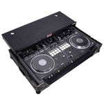 ProX XS-DDJREV7WLTBL DJ Flight Case for Pioneer DDJ-REV7 Digital Controller with Sliding Laptop Shelf and Wheels - Black Finish - Hollywood DJ