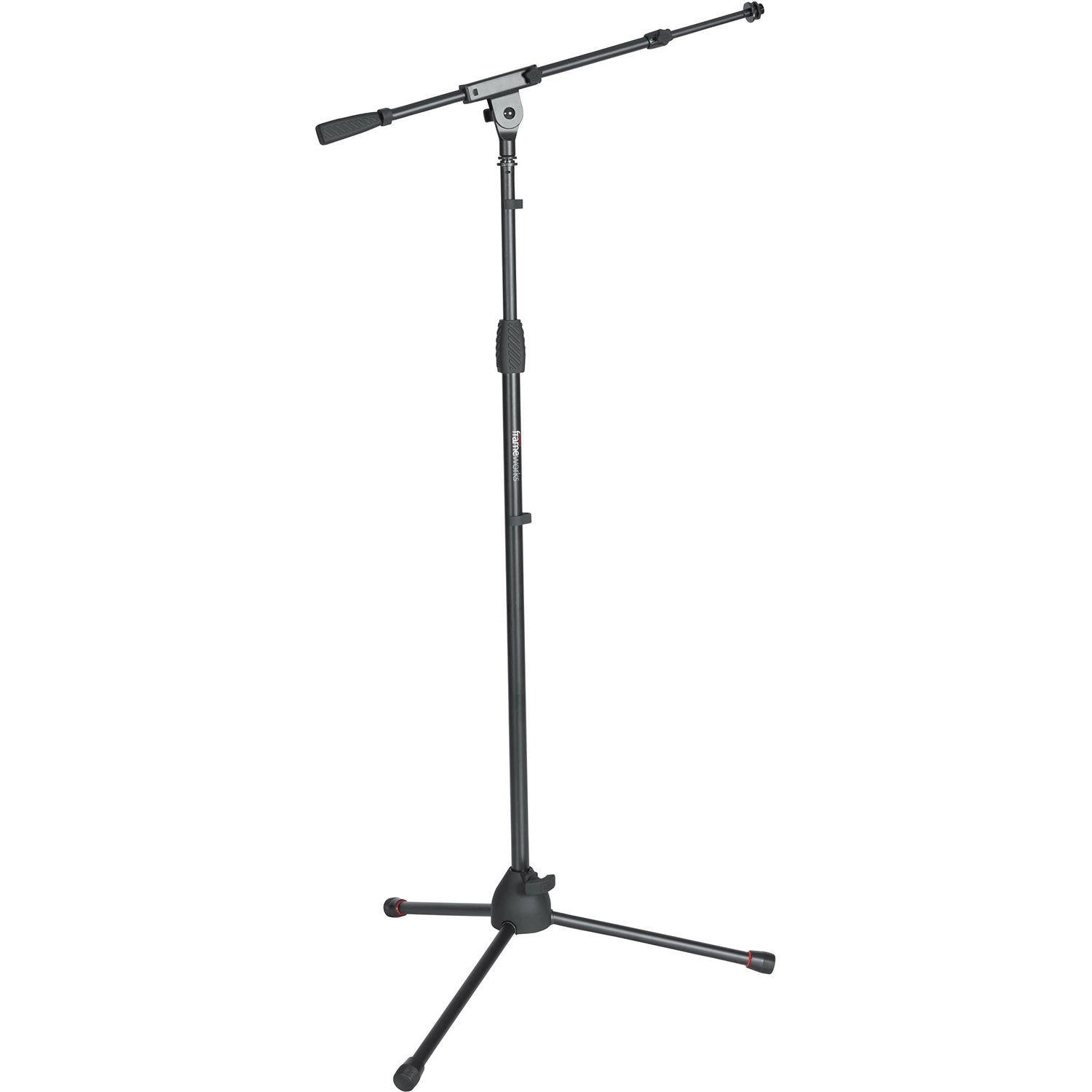 Gator Frameworks GFW-MIC-2020 Standard Tripod Mic Stand with Telescoping Boom - Hollywood DJ