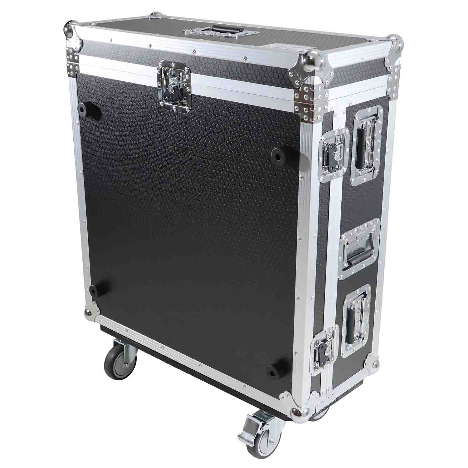 ProX XS-BX32CDHW DJ Flight Case for Behringer X32 Compact Mixer with Doghouse and Wheels ProX Cases