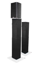 REPLACEMENT SCRIM ProX XT-FLEX TOTEM SCBL Replacement Lycra Fabric Scrim for ProX Flex Tower TV with Storage Bag – Black - Hollywood DJ
