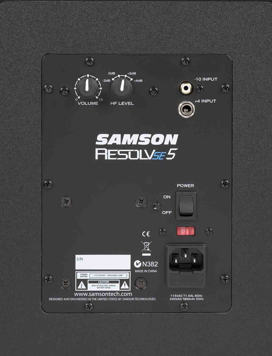 Samson Resolv SE5, 2-Way Active Studio Reference Monitor - Hollywood DJ