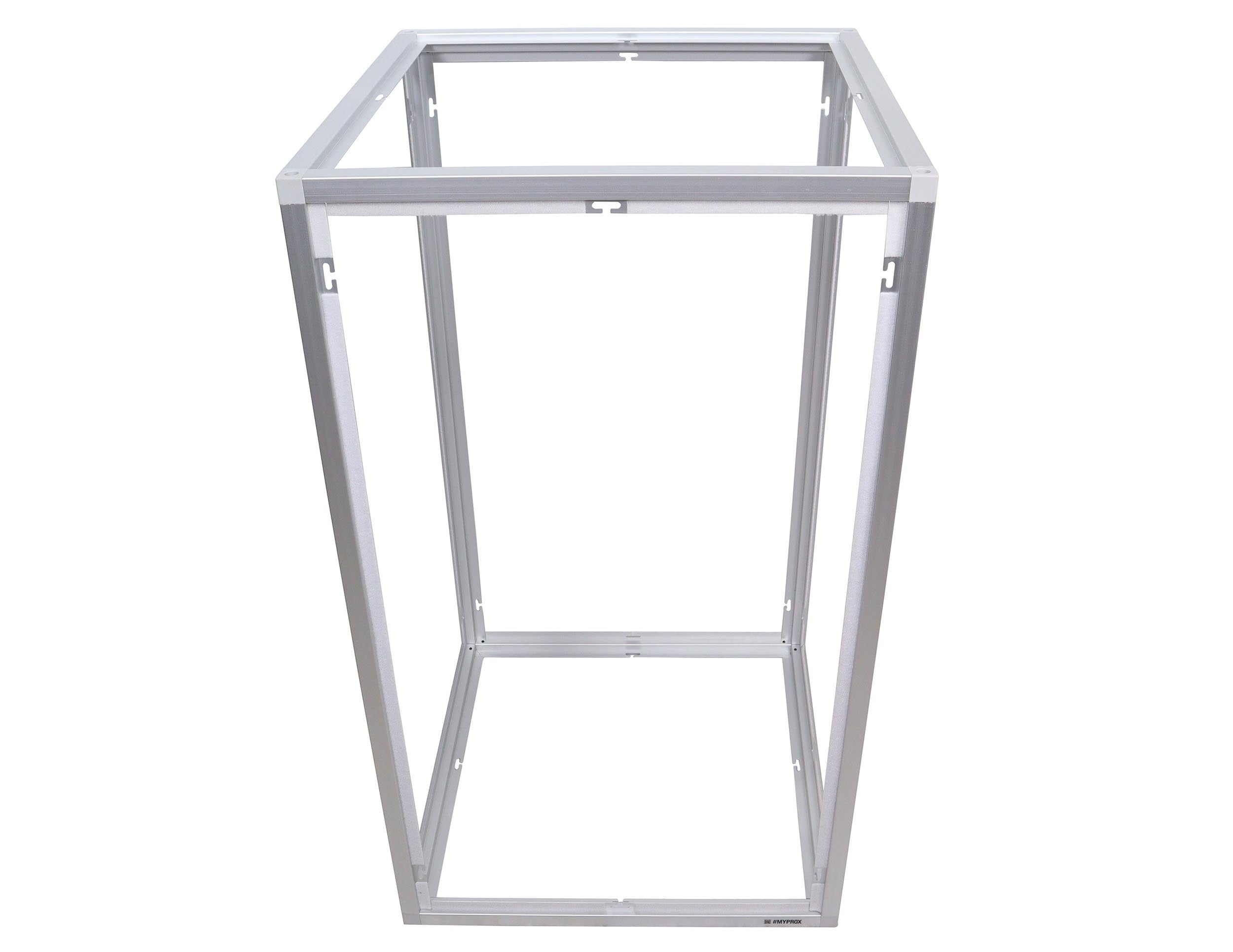 ProX XSA-2X2-42, 42" 2x2ft Acrylic Stage with Clamps and 4 Side Acrylic Cover by ProX Cases