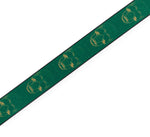 Levy's Leathers MPD2-113 2” Wide Polyester Guitar Strap with Green and Mustard Scanned Skull Motif - Hollywood DJ
