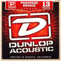 DUNLOP 2016 M Phosphor Bronze Acoustic Guitar Strings - Medium - Hollywood DJ