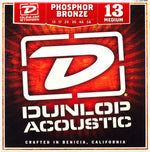 DUNLOP 2016 M Phosphor Bronze Acoustic Guitar Strings - Medium - Hollywood DJ