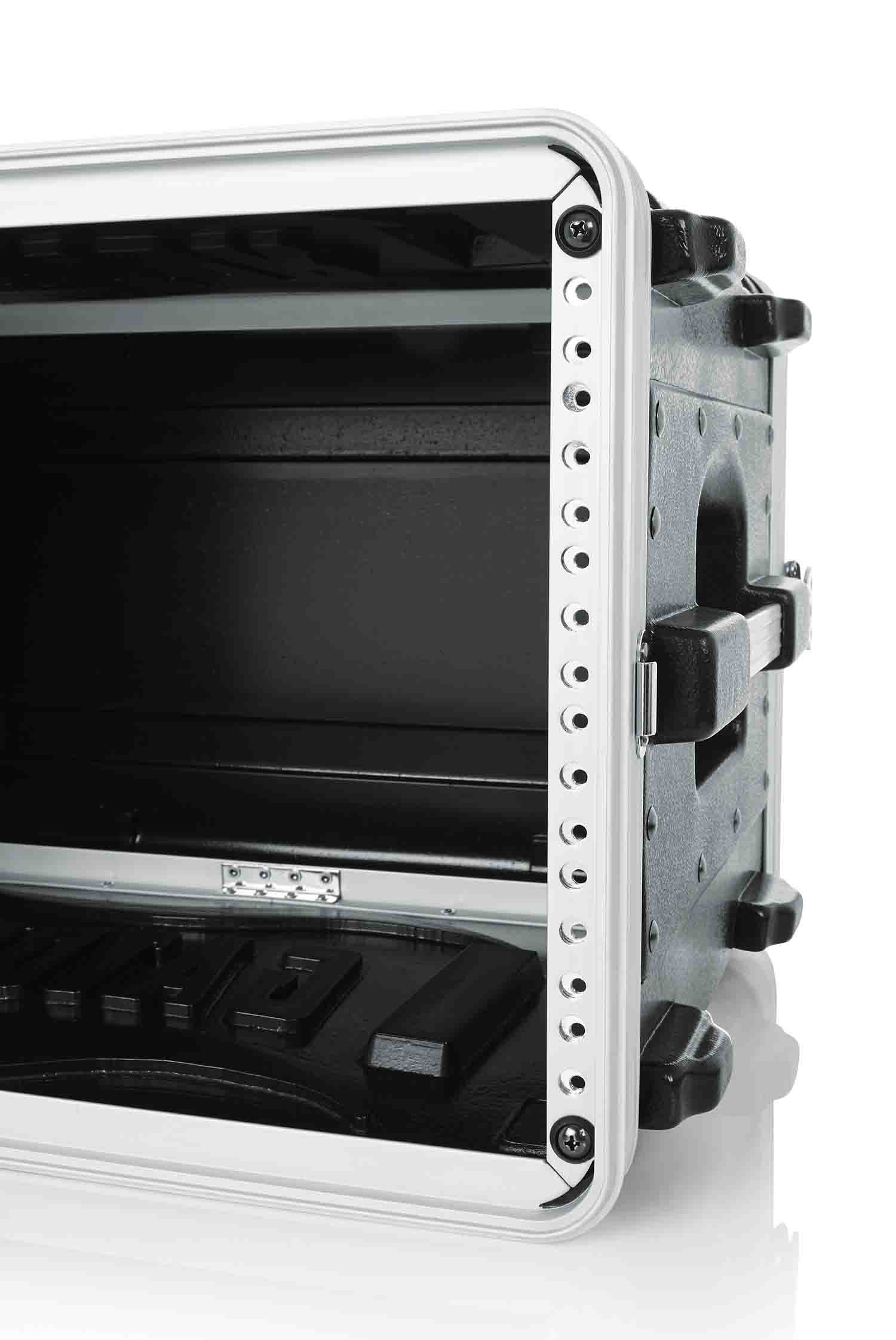 Gator Cases GR-6S Shallow Molded 6U Audio Rack Case 14.25″ Deep - Hollywood DJ