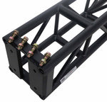ProX XT-BT1205 BLK, 3mm Wall BoltX Black Bolted 12 Inch Professional Box Truss Segment - 5 Ft. - Hollywood DJ