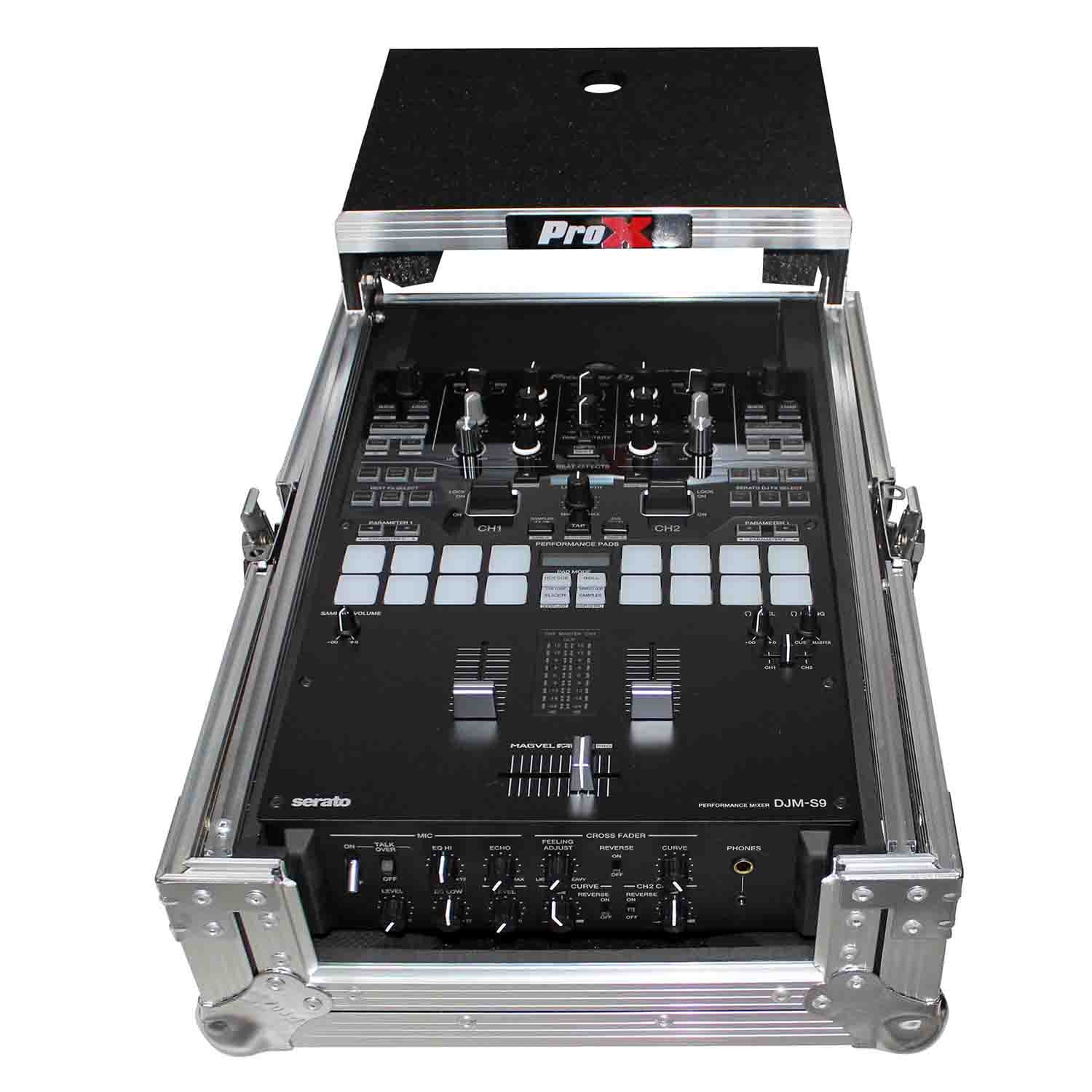 ProX XS-DJMS9LT DJ Flight Case For Pioneer DJM-S9 Mixer With Sliding Laptop Shelf by ProX Cases