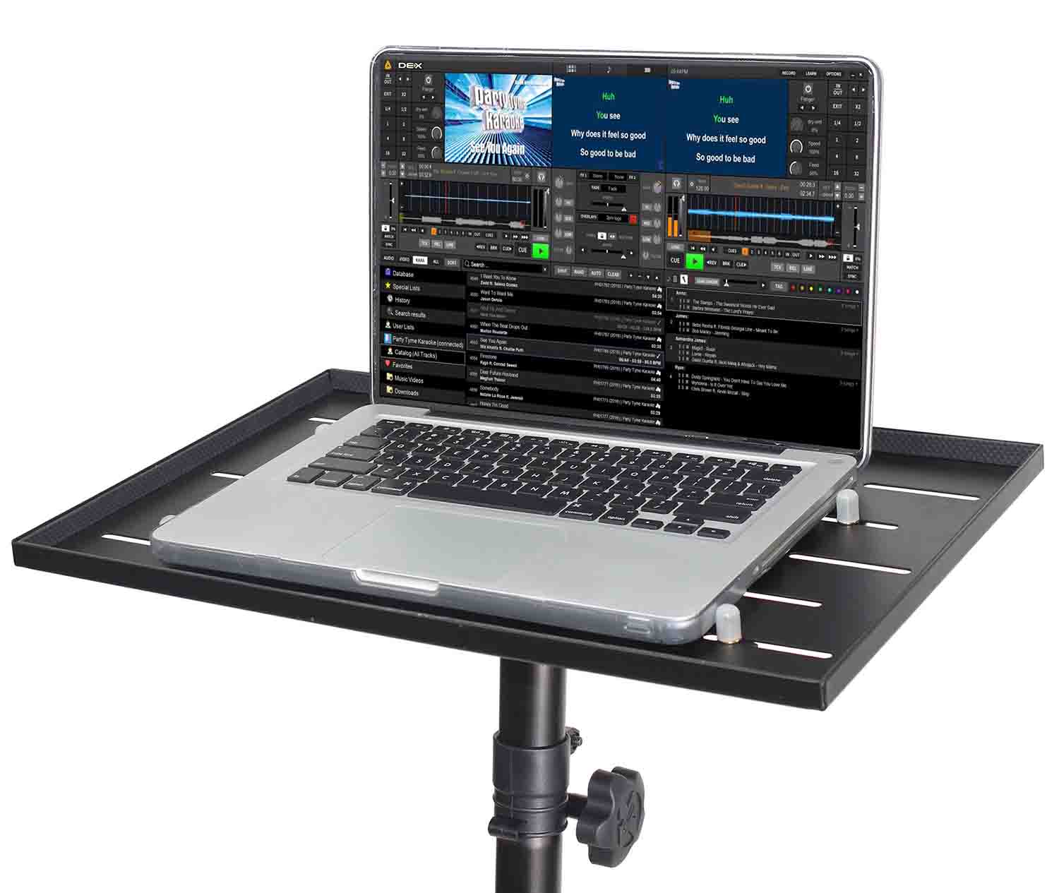 ProX X-TR1912-SW15 Package of X-TR1912 Laptop Tray and X-SW15 Tripod Stand with Wheels - Hollywood DJ