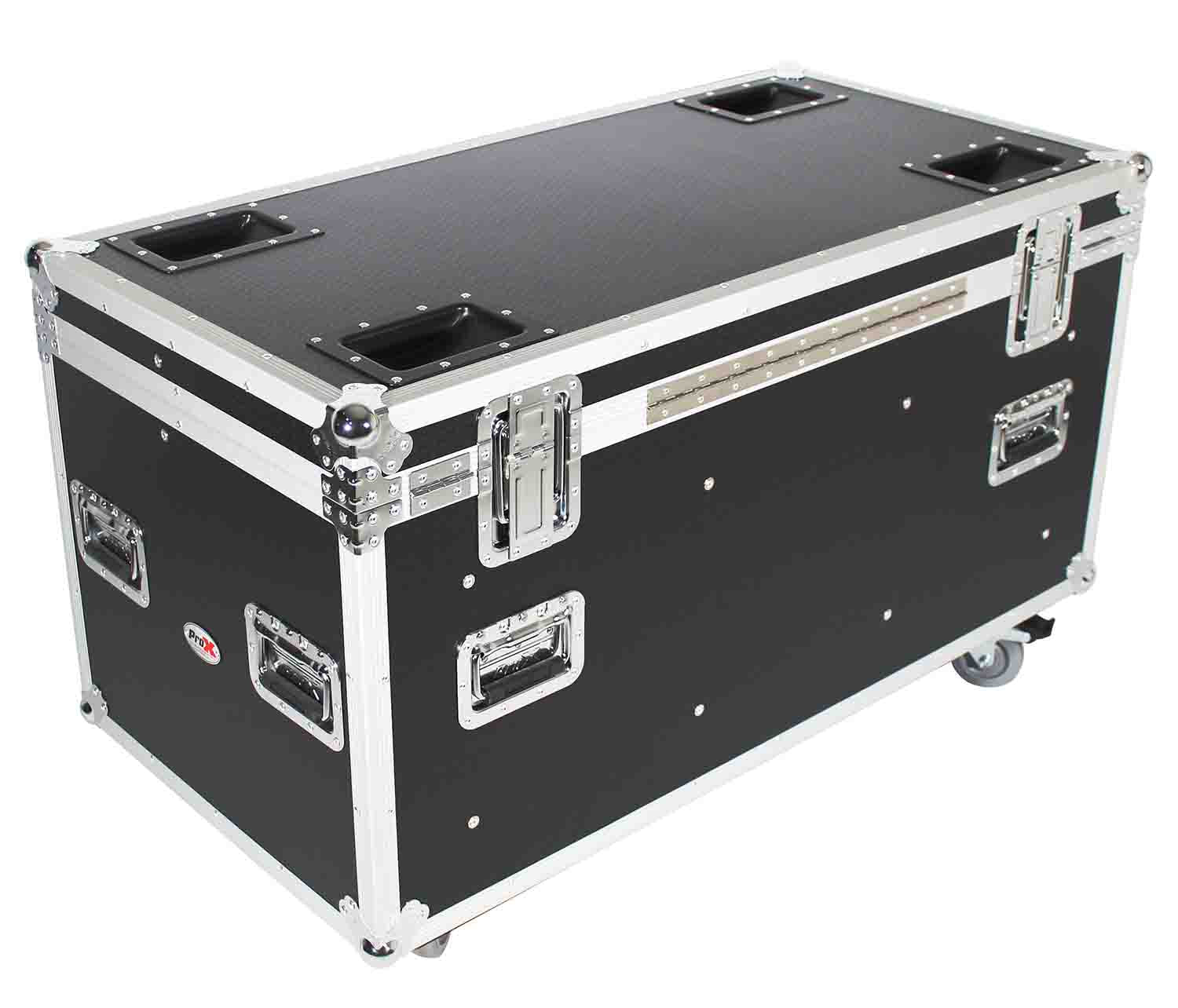 ProX XS-UTLD1 Utility-Storage Case with 4" Caster Wheels - 47.2" x 23.6" x 23.6" - Hollywood DJ