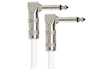 Hosa CPE-106 Guitar Patch Cable, Hosa Right-angle to Same - 6 in - Hollywood DJ