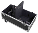 ProX X-RCF-NX32A ATA Flight Hard Case for Two RCF NX 32-A Speakers with Wheels - Hollywood DJ