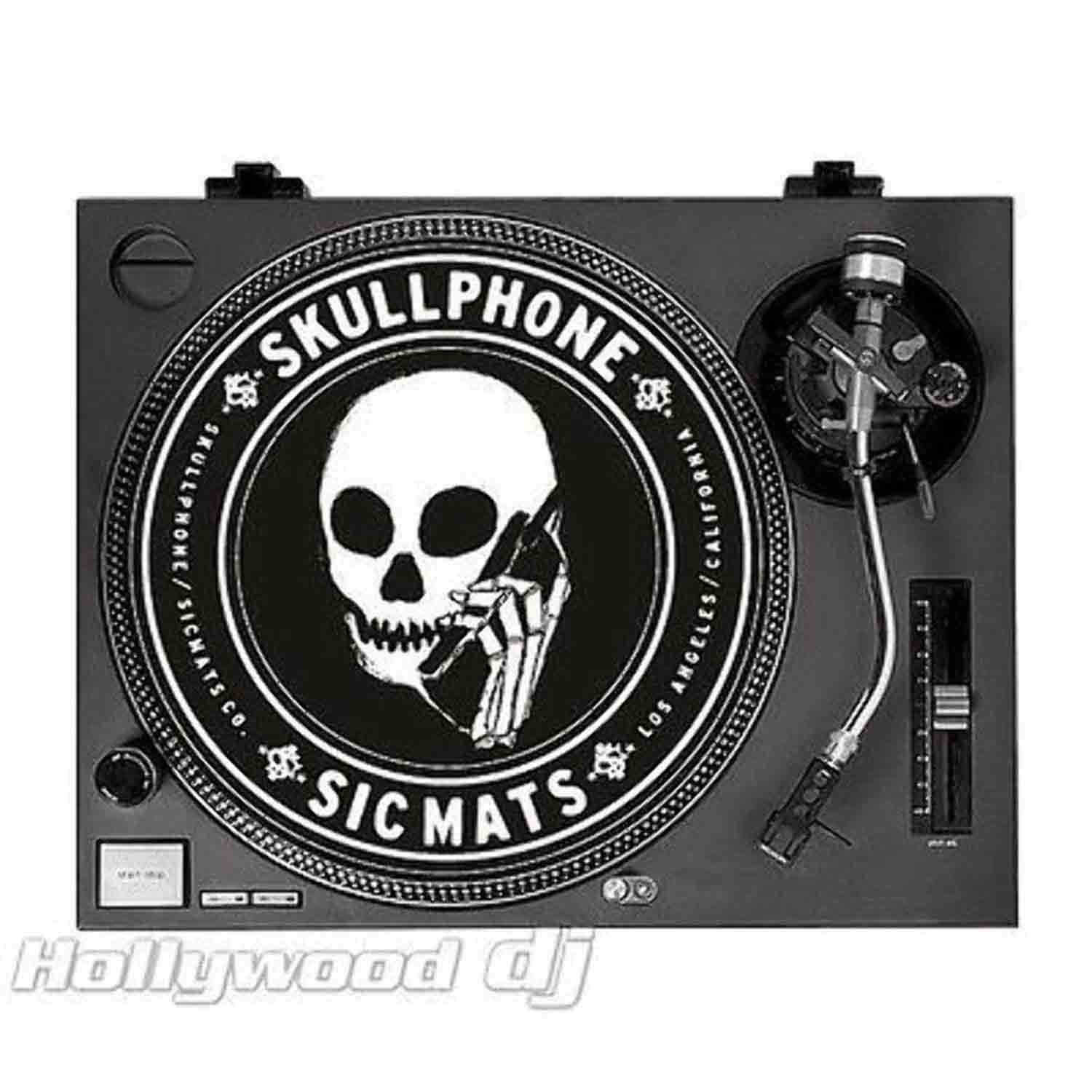 Sicmats Skullphone Turntable Slipmats - Pair - Hollywood DJ