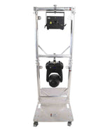 ProX XT-GRU-PKGX2, Truss Modular 2X Rapid U Grid Dual Package with Rolling Aluminum Baseplate - Black Finish - Hollywood DJ