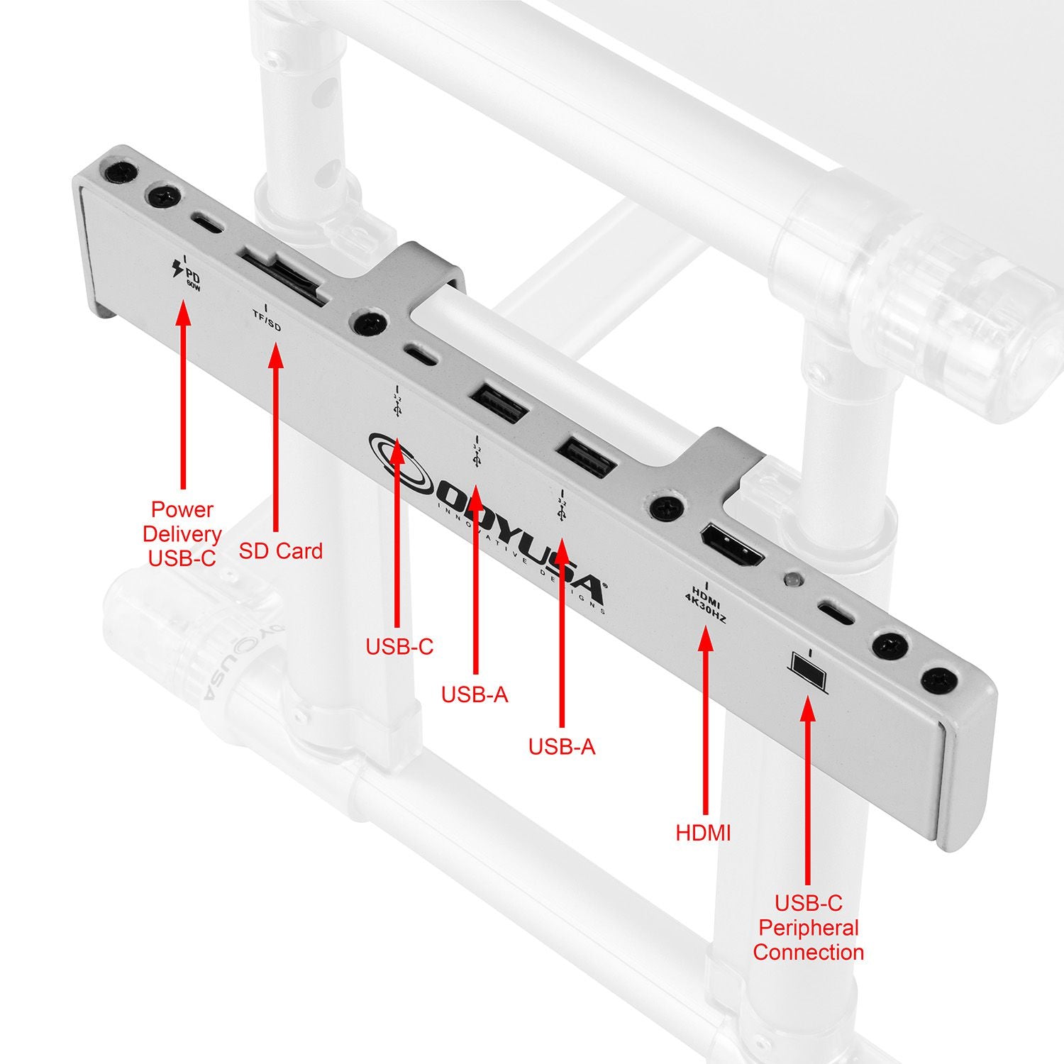 Odyssey HUBPRO Laptop Stand Pro Media Hub - Hollywood DJ