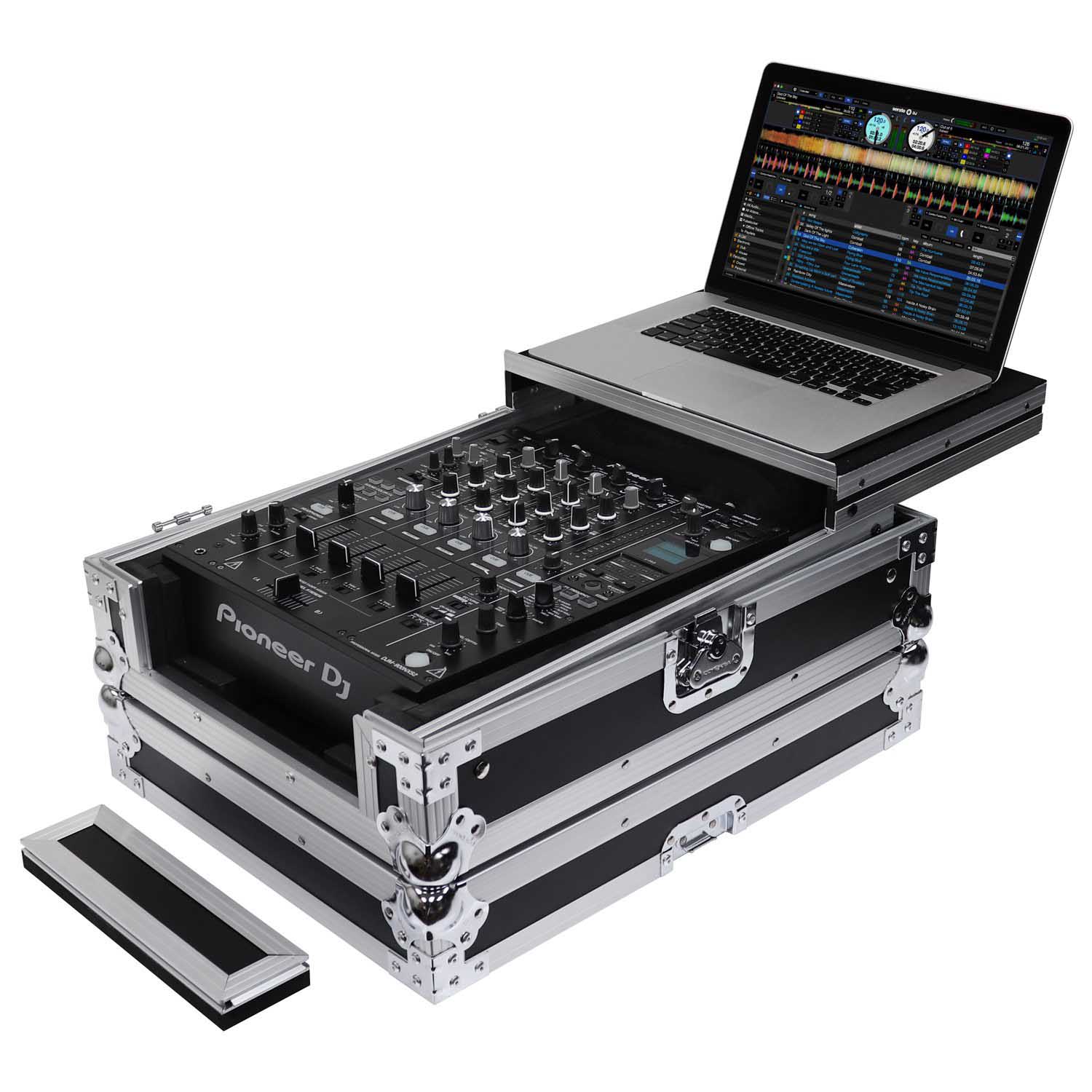 Odyssey FZGS12MX1XD 12" Format DJ Mixer Case with Extra Deep Rear Compartment - Hollywood DJ