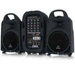 Behringer PPA500BT, 500W 6-Channel Portable PA system with Bluetooth - Hollywood DJ