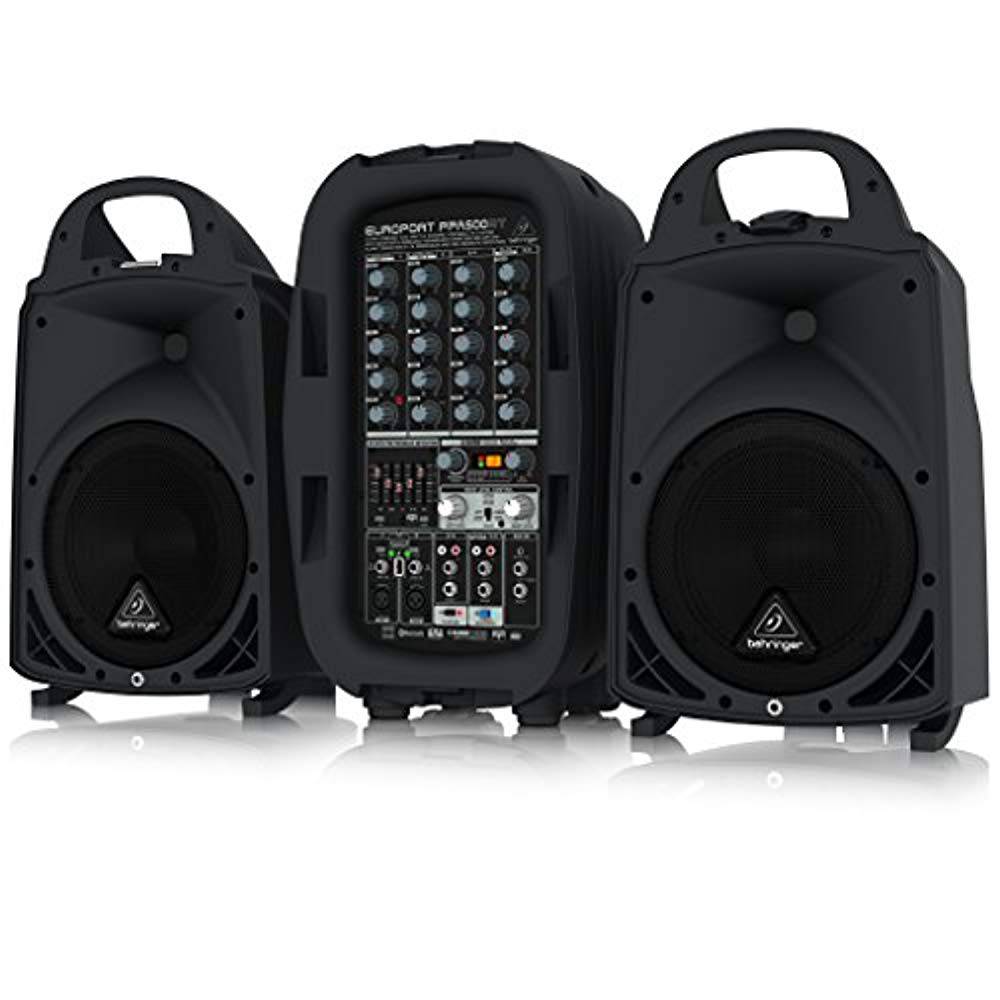Behringer PPA500BT, 500W 6-Channel Portable PA system with Bluetooth - Hollywood DJ