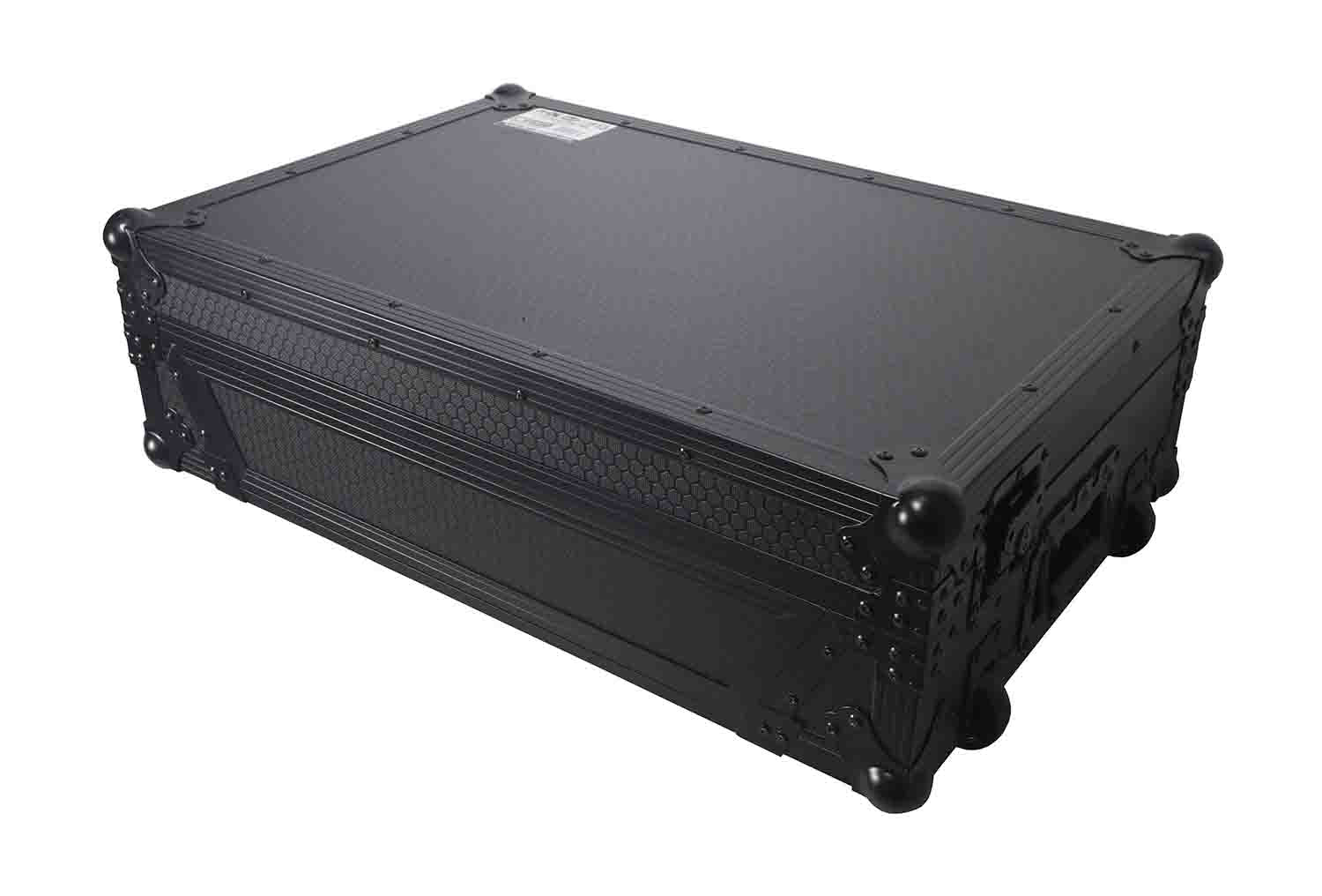 ProX XS-DDJFLX10 WBL Flight Style Road Case for Pioneer DDJ-FLX10 DJ Controller with 1U Rack Space Wheels - Hollywood DJ