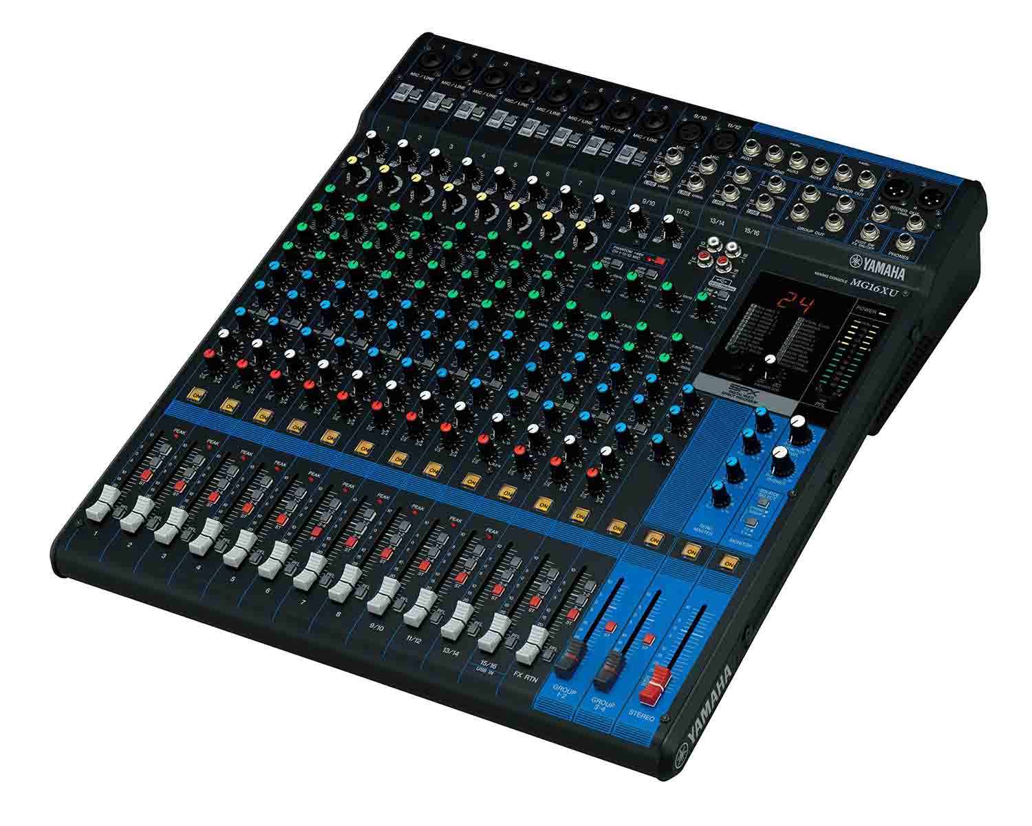 Yamaha MG16XU 16-channel Mixer with USB and FX - Hollywood DJ