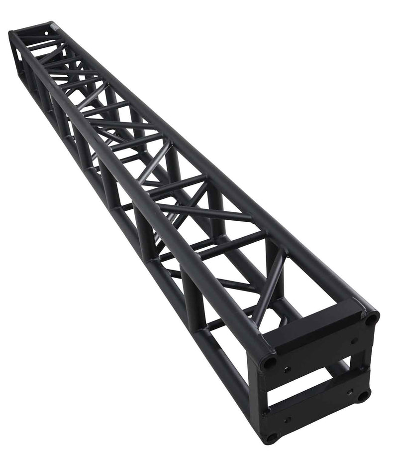 ProX XT-BT1210 BLK BoltX Black Bolted 12 Inch Professional Box Truss Segment - 10 Feet - Hollywood DJ