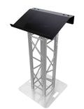 ProX XT-LECTERN24 BL, 24" Truss Lectern for D-Series Connectors with 4x Punched - Hollywood DJ