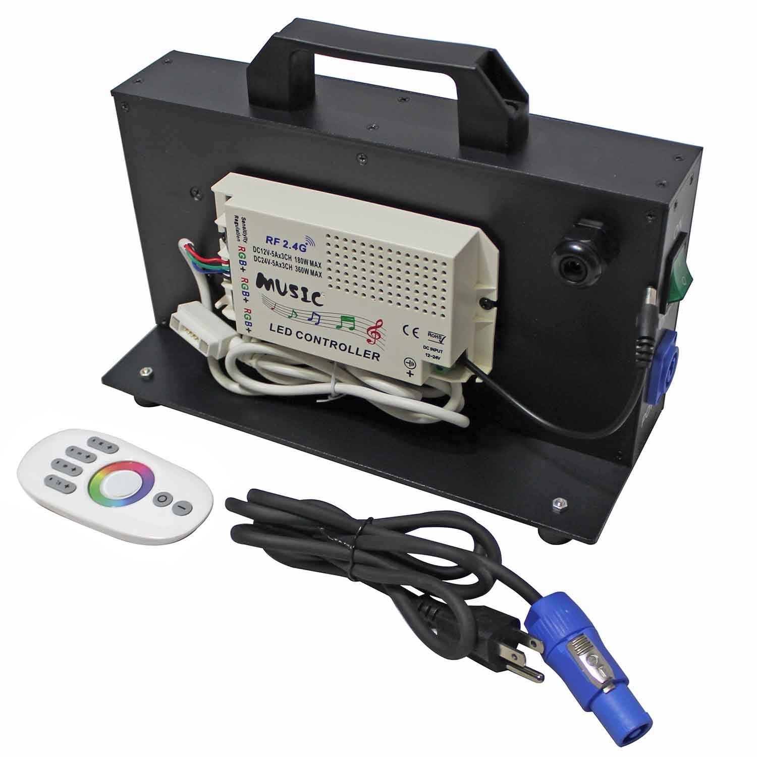 ProX XF-GLOPRO 4XFC, GloPro 4 Panel LED Facade Package with Flight Case - Hollywood DJ