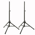 Ultimate Support TS-80B Original Speaker Stand - Black - 2 Pack + Bag90D - Hollywood DJ
