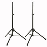 Ultimate Support TS-80B Original Speaker Stand - Black - 2 Pack + Bag90D - Hollywood DJ