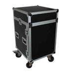 ProX T-14MRSSMK2, 14U Rack x 10U Top Mixer DJ Combo Flight Case - Hollywood DJ