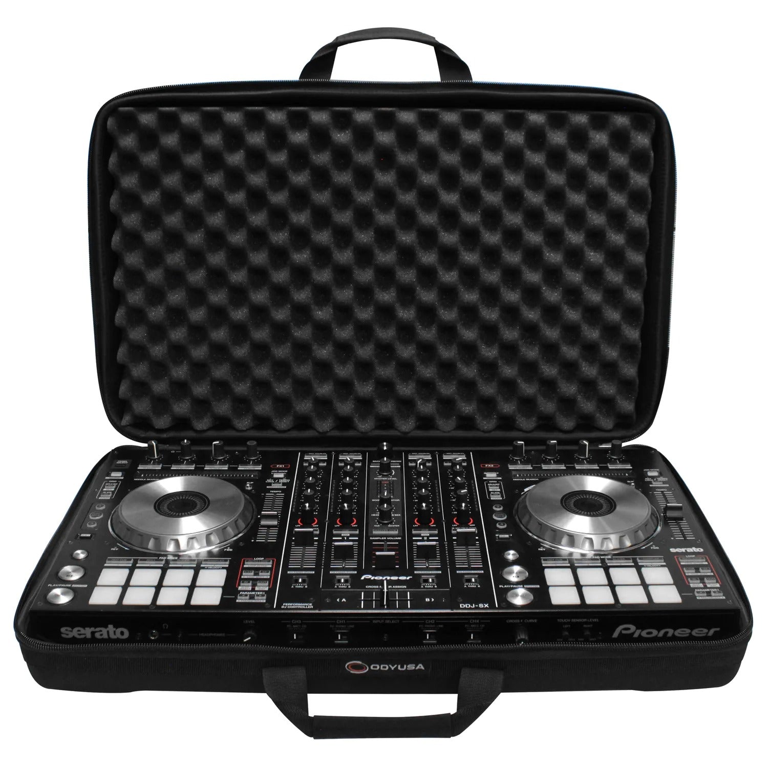 Odyssey BMSLDJCM, Medium Size DJ Controller Utility EVA Molded Universal Carrying Bag - Hollywood DJ