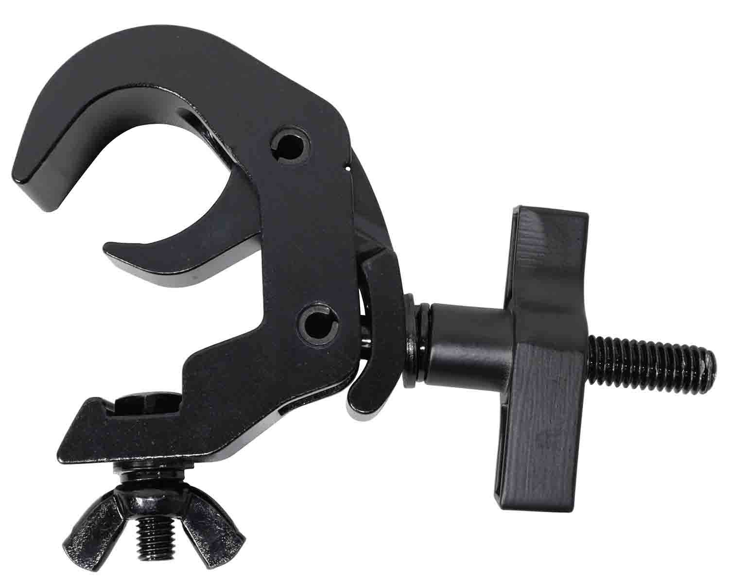 ProX T-C12H-BLK 2" Easy Self Lock Clamp with Big Knob - Black Finish - Hollywood DJ
