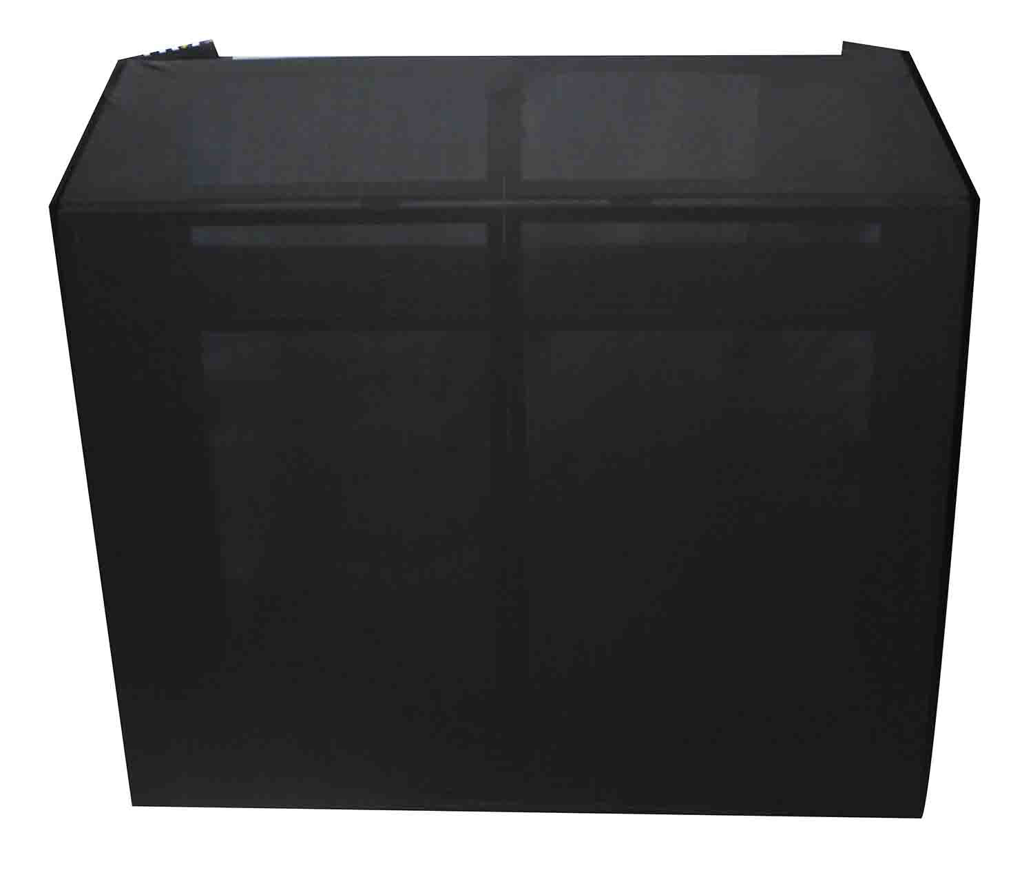 ProX XF-MESA-MK2 DJ Facade Table Station with White & Black Scrims and Padded Carry Bag - Hollywood DJ