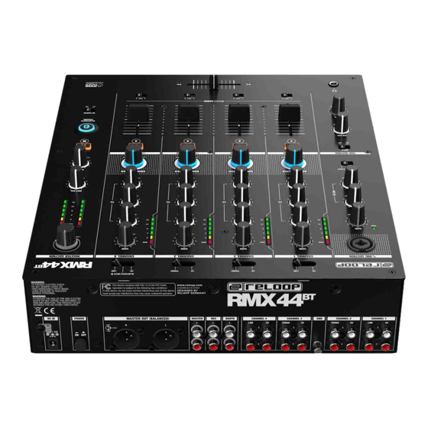 Reloop RMX-44BT 4-Channel Bluetooth DJ Club Mixer