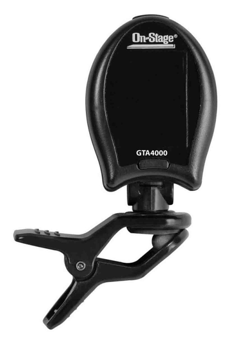On Stage GTA4000 Clip-On Chromatic Tuner with Multiple Instrument Modes - Hollywood DJ