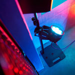 B-Stock: Gravity LS 431 C B, Lighting Stand and Speaker Stand with Compact Square Steel Base by Gravity