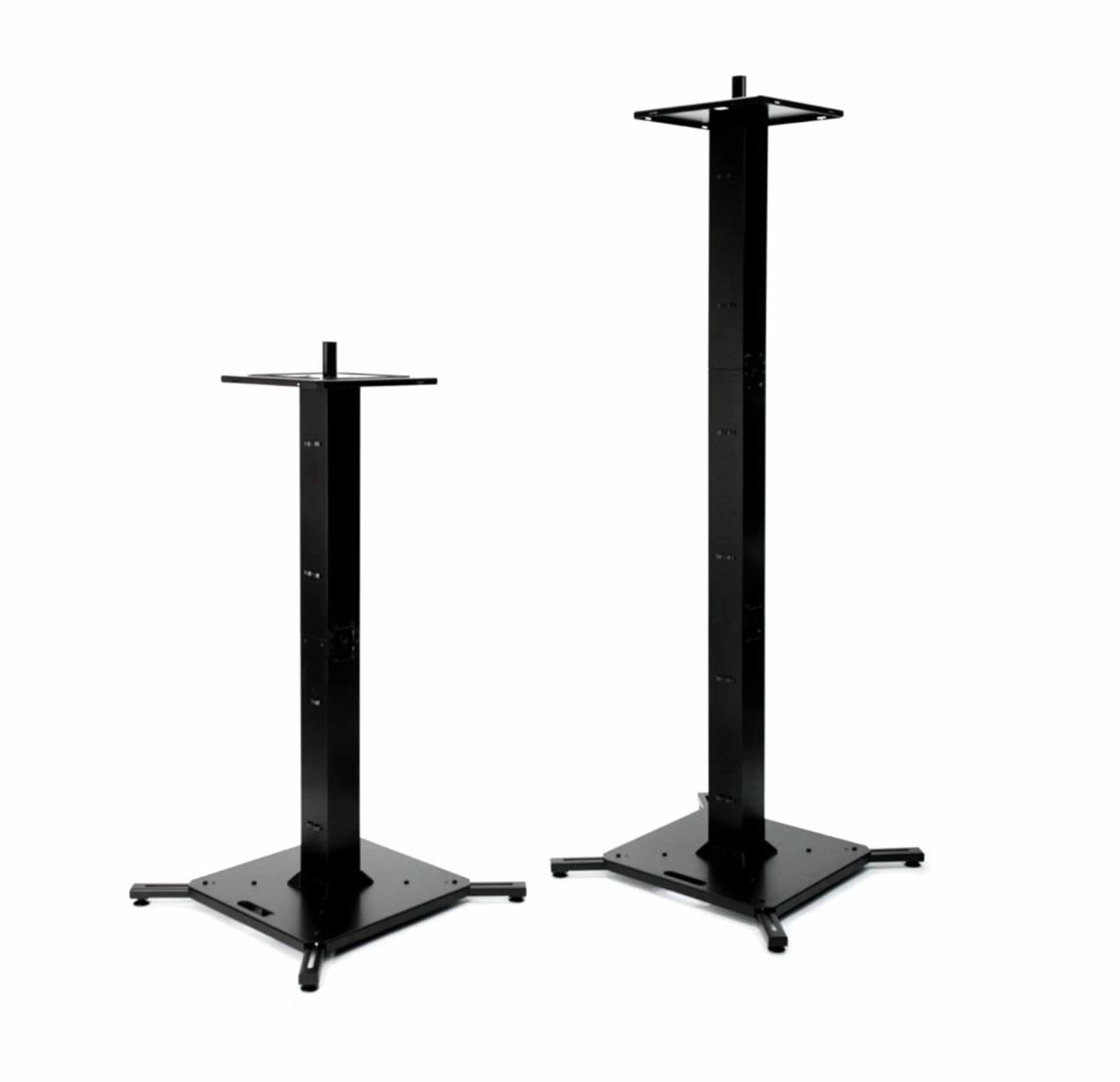 ProX XFH-MHSTANDX2BL Humpter Adjustable Lighting and DJ Stands with Carrying Bags - Pair of Black by ProX Cases