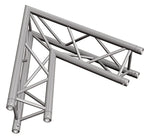 Global Truss TR-4087-I, Two Way 60 Degree Apex In Corner for F33 Triangular Truss System - 3.28 FT - Hollywood DJ