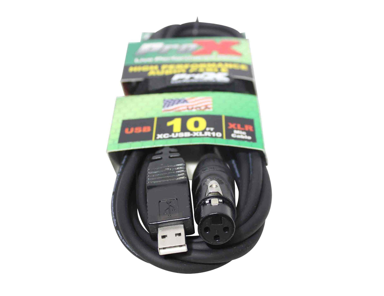 ProX XC-USB-XLR10 XLR-F to USB High Performance Audio Cable - 10 Feet by ProX Cases