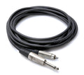 Hosa HPR-0, Unbalanced 1/4" TS Male to RCA Male Audio Cable - Hollywood DJ