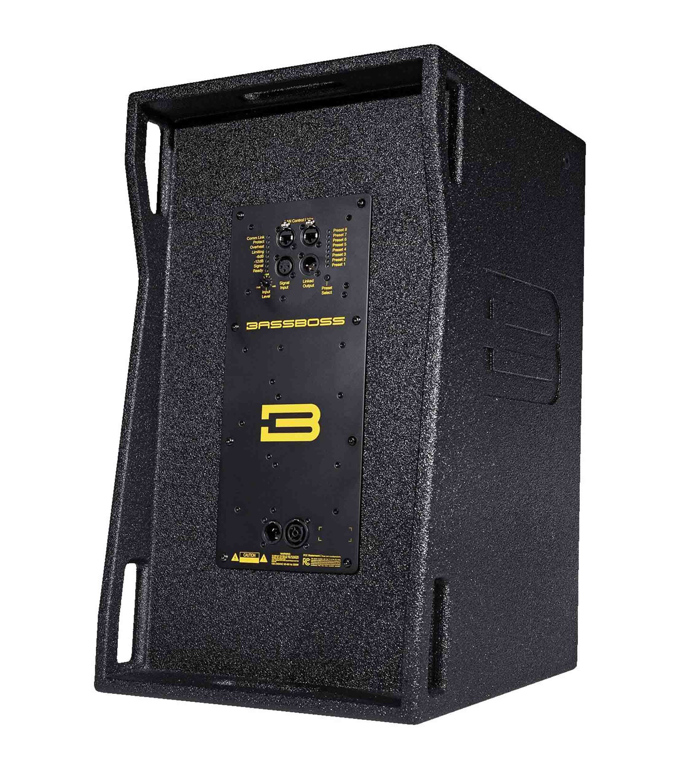 BassBoss BB-DV12-MK3, 2-Way Bi-Amplified Loudspeaker - Black - Hollywood DJ