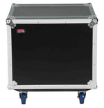 Gator Cases G-TOUR SHK8 CAS, 8U Shock Road Rack Case with Casters - Hollywood DJ